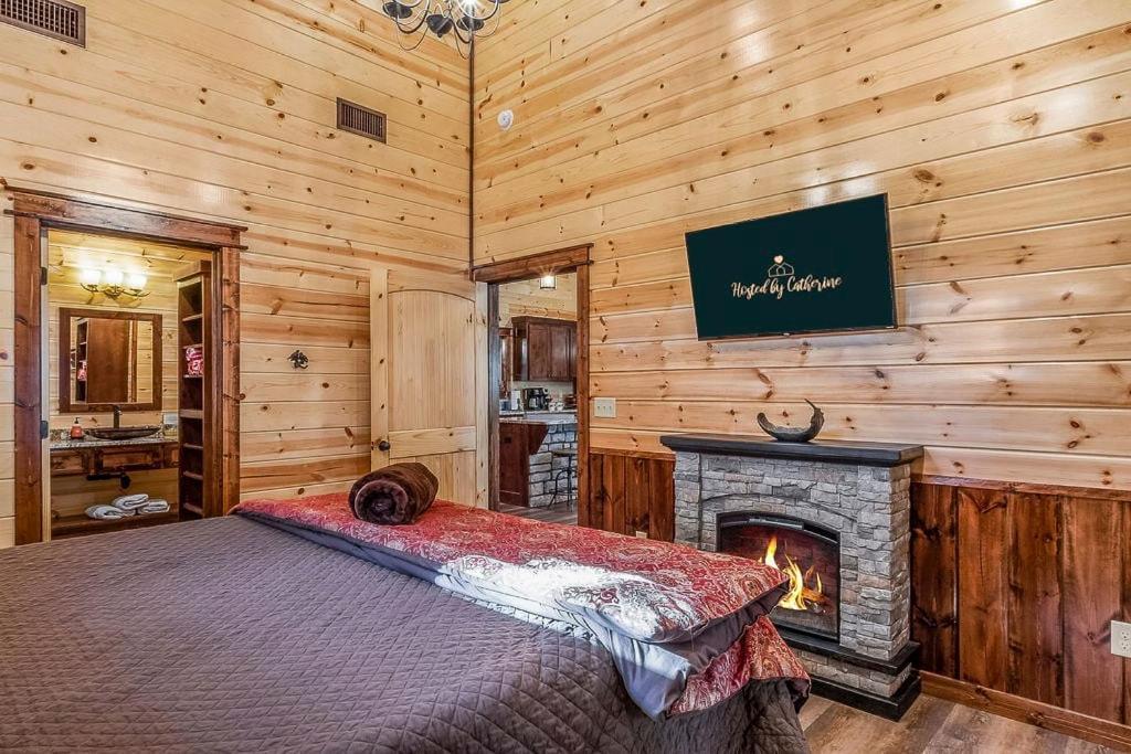 ברוקן בו Large Luxury 2Br Cabin W Hot Tub Double Trouble Was Designed For Fun Comfort And Memories Minutes From Buzzling Hochatown And Beautiful Beaver Bend State Park מראה חיצוני תמונה